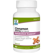Quality Choice Cinnamon Metabolism Support Vegetarian Capsules, 90 Count - Pack of 1
