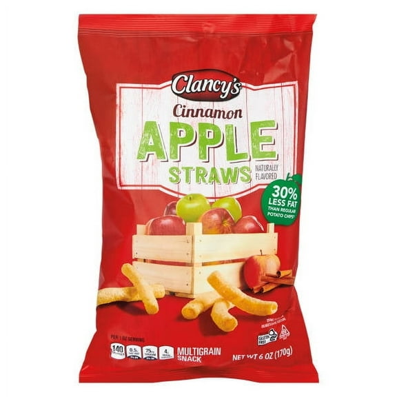 Cinnamon Apple Straws, 6 oz- Pack of 3