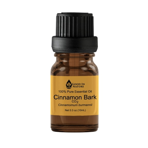 Cinnamon Bark Completed CO2 Extract Essential Oil  Rich Warm & Sweet Aroma  100% Pure Undiluted Premium Aromatherapy Oil for Diffuser, Potpourri & Home Fragrance  10mL Good