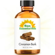 SUN ESSENTIAL OILS Cinnamon Bark Essential Oil (Huge 8oz Bottle) Bulk Cinnamon Bark Oil - 8 Ounce