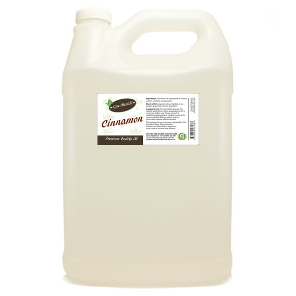 Cinnamon Bark (Nature Identical) Oil - 1 Gallon - Clear Plastic Jug w/ Cap - GreenHealth
