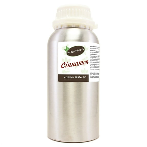 Cinnamon Bark (Nature Identical) Oil - 16 fl oz - Aluminum Bottle w/ Locking Cap - GreenHealth