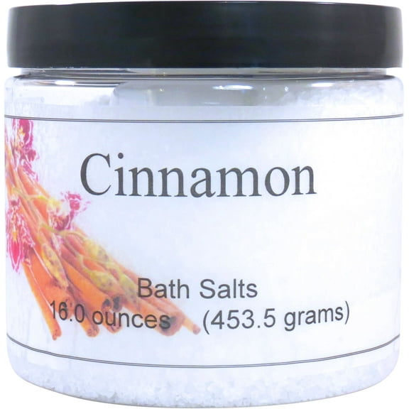 Cinnamon Bath Salts by Eclectic Lady, 16 ounces