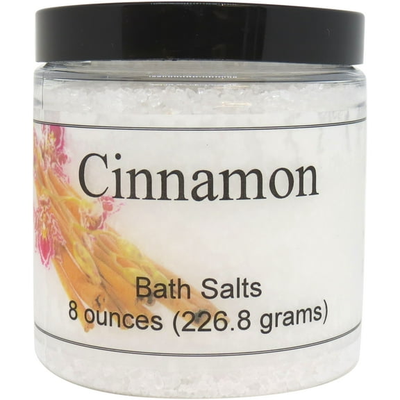 Cinnamon Bath Salts by Eclectic Lady, 8 ounces