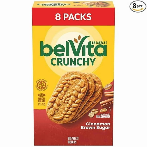 Cinnamon Brown Sugar Breakfast Biscuits, 8 Packs (4 Biscuits Per Pack)