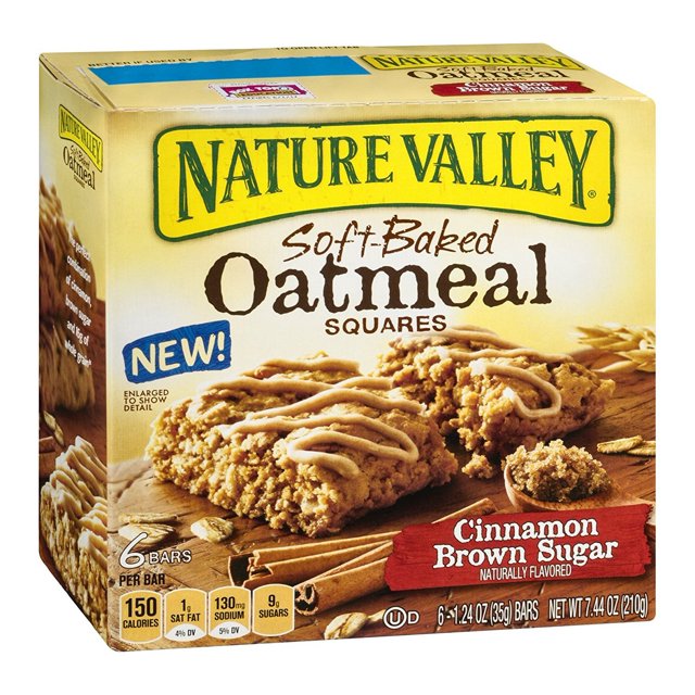 Cinnamon Brown Sugar SoftBaked Oatmeal Squares 7.44 oz (Pack of 12