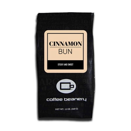 Cinnamon Bun Flavored Coffee Regular or Decaf: Regular, Size: 12oz, Grind: Automatic Drip