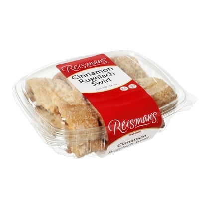 Reisman’s Cinnamon Bun Swirl Flaky Wrap with Powdered Sugar, Nut-Free and Dairy-Free, 3 oz