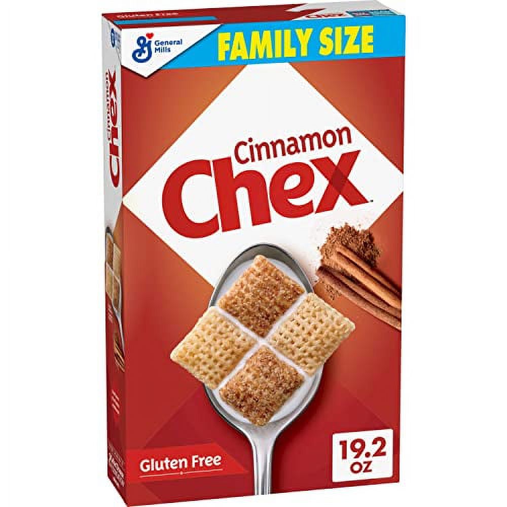 Cinnamon Chex Cereal, Gluten Free Breakfast Cereal, Made with Whole