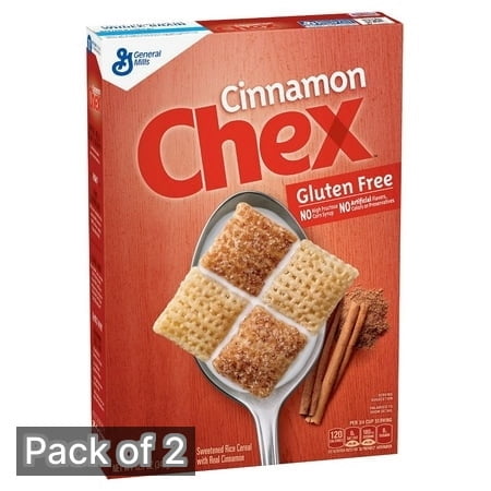 Cinnamon Chex Gluten Free Breakfast Cereal - 12oz - General Mills (Pack of 2)