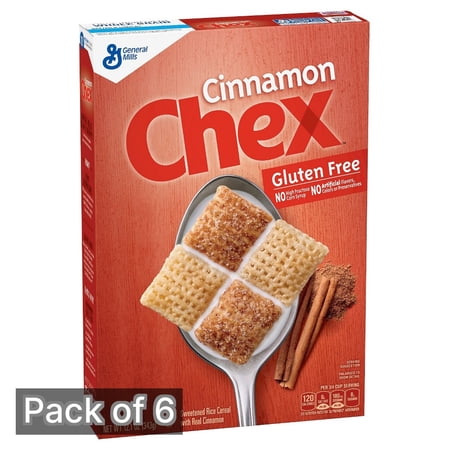 Cinnamon Chex Gluten Free Breakfast Cereal - 12oz - General Mills (Pack of 6)