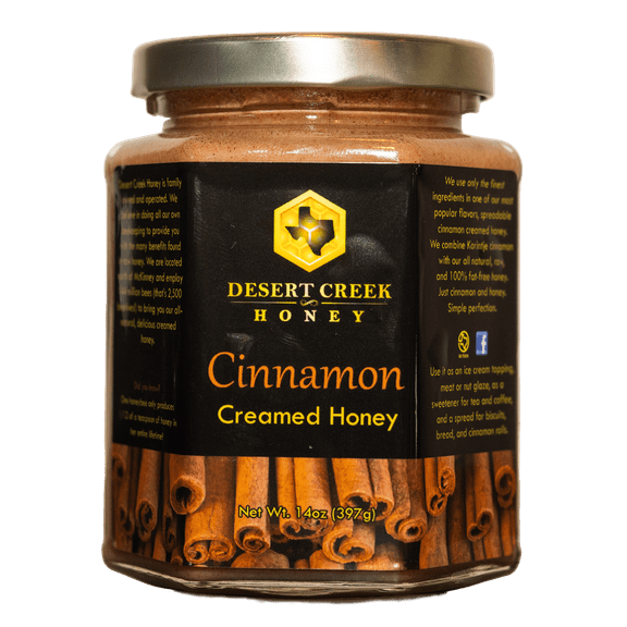 Cinnamon Creamed Honey, 14oz by Desert Creek