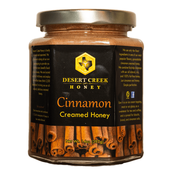 Cinnamon Creamed Honey, 14oz by Desert Creek