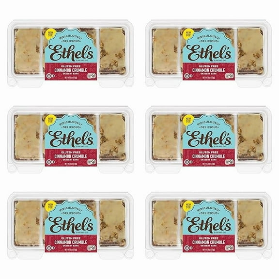 Cinnamon Crumble Dessert Bars - 24ct (1.5oz Bars), Gluten-Free