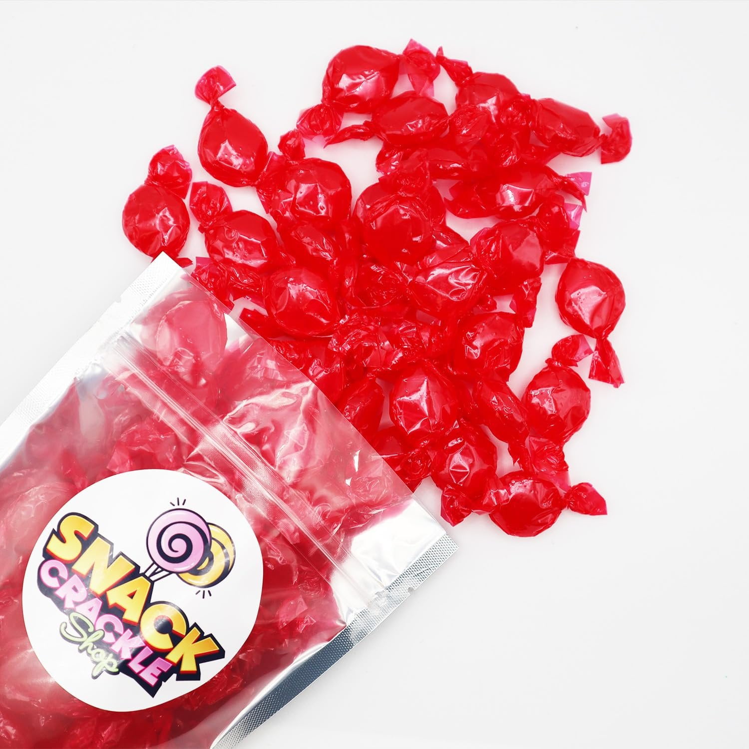 Cinnamon Disc Candy 1 Pound Bulk Bag Individually Wrapped Spicy