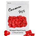 thumbnail image 1 of Cinnamon Discs Hard Candy 2.5 lbs - Red - Individually Wrapped, 1 of 5