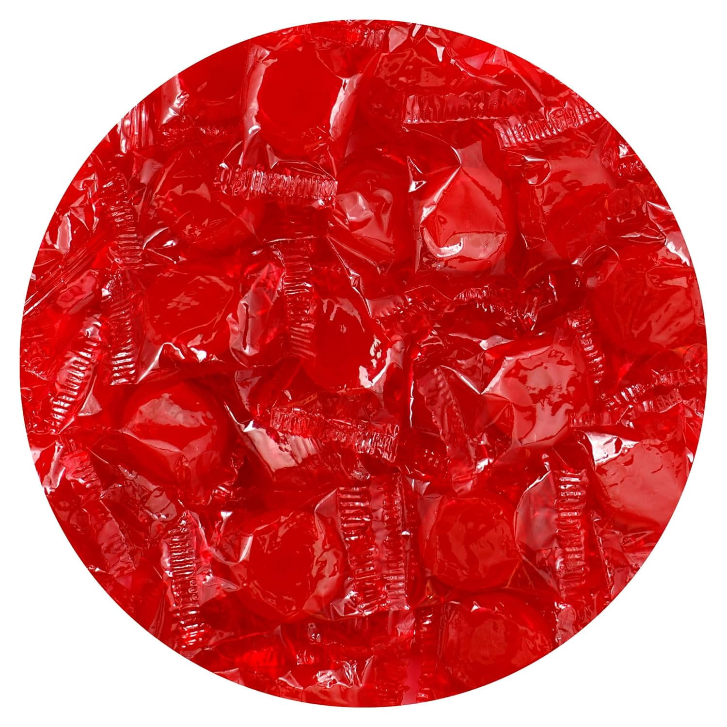 Cinnamon Discs Hard Candy - 2Lb Bulk Bag (Approx. 150 Pcs) - Cinnamon Candy - Individually Wrapped Old Fashioned Red Candy -    & Candy