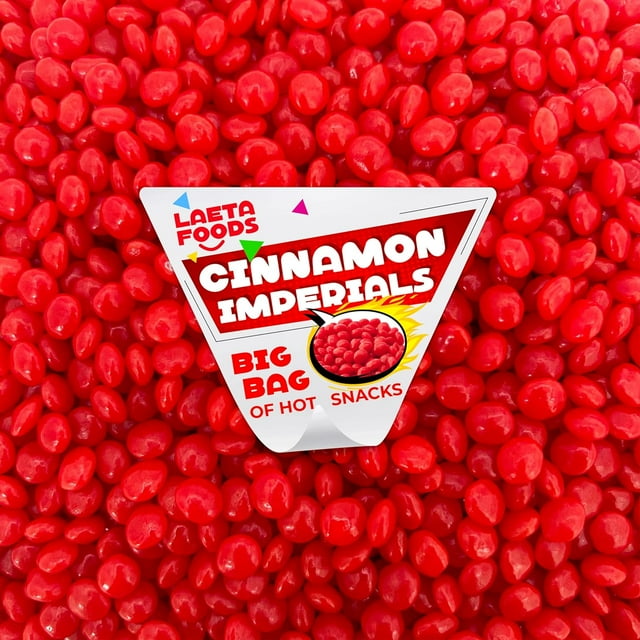 Cinnamon Imperials Red Hots Hard Classic Candy (3 Pound Bag)
