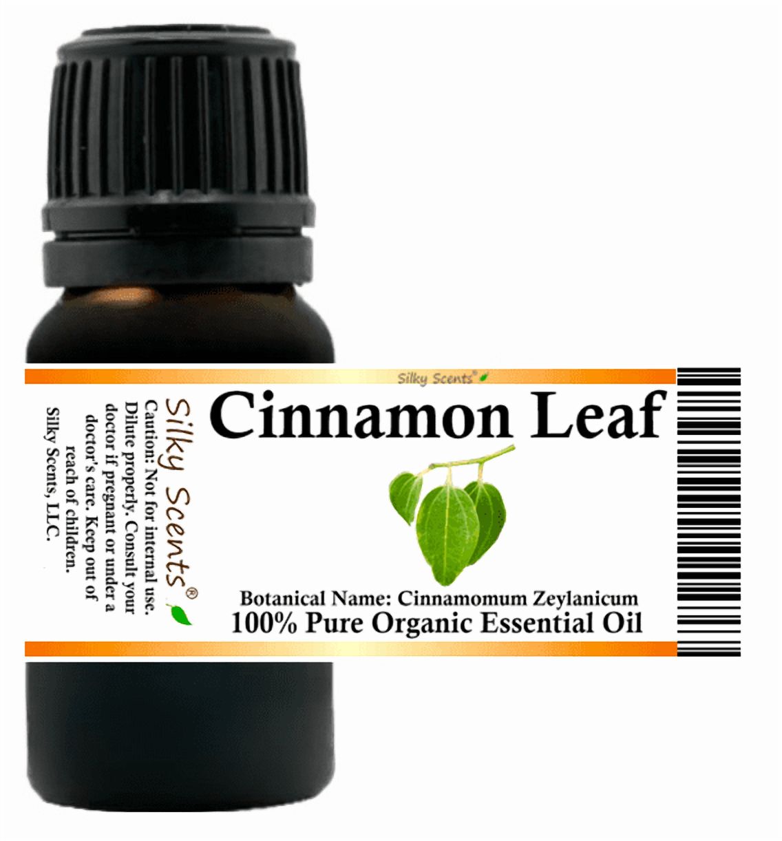 Cinnamon Leaf Organic Essential Oil 15 ml (1/2 fl oz) - 100% Pure and Natural by Silky Scents
