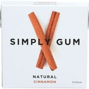 Cinnamon Natural Gum 15ct price history and forecast - Simply Gum HG1767672