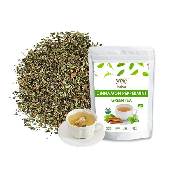 Cinnamon Peppermint Green Tea 30 Tea Bags