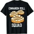 thumbnail image 1 of Cinnamon ROll Squad Cinnamon Roll Baking T-Shirt, 1 of 6