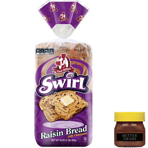 Cinnamon Raisin Swirl White Bread 16 oz