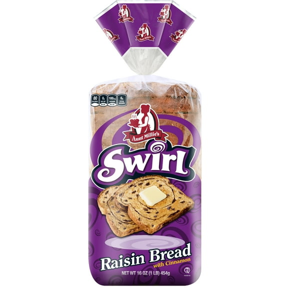 Cinnamon Raisin Swirl White Bread 16 oz