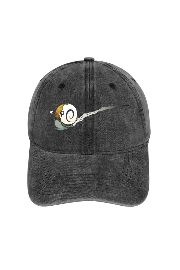 Cinnamon Roll Charcoal Baseball Cap for Men Women, Adjustable Snapback Hats Cotton Hat