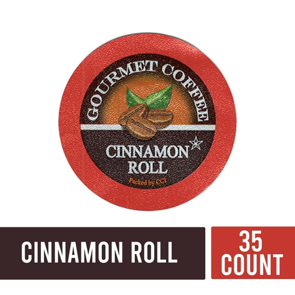 Cinnamon Roll Coffee, Single Serve Cups for Keurig K-cup Brewers, 35 Count