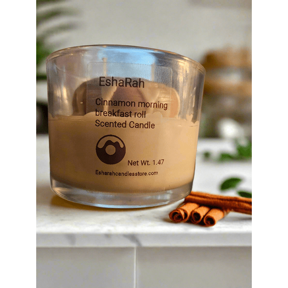 Cinnamon Roll Donut Breakfast scented candle