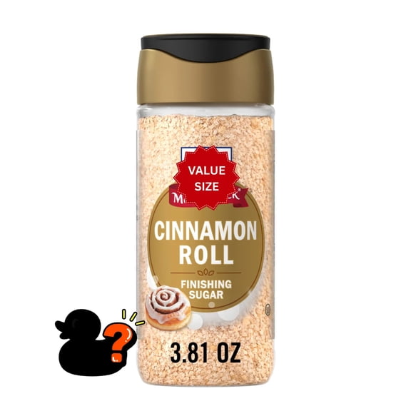 Cinnamon Roll Finishing Sugar Gift Set, 3.81 oz, with Assorted Rubber Duck