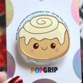thumbnail image 1 of Cinnamon Roll Grip: Handmade Fall E-Reader Accessory, 1 of 4