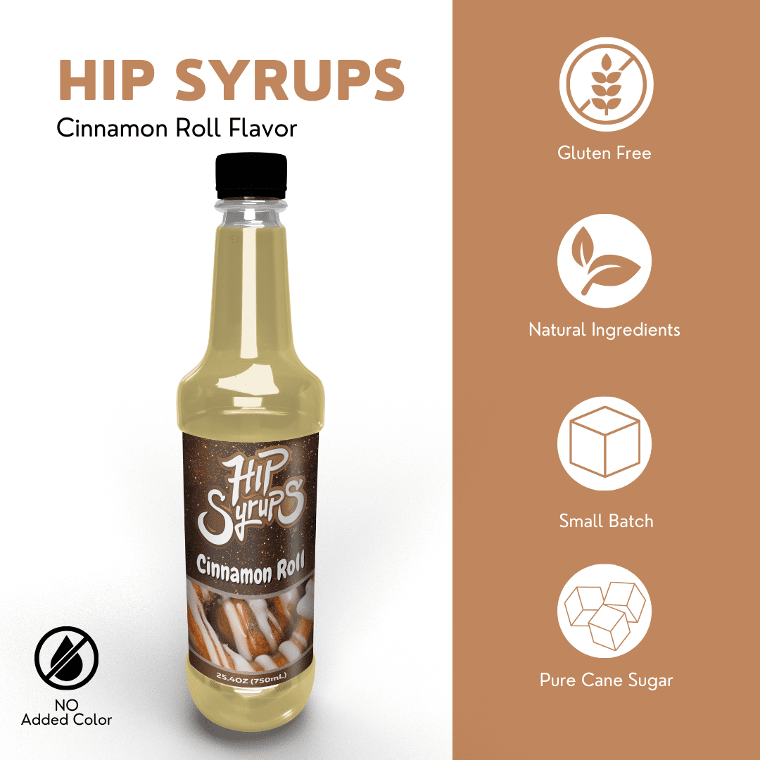 Hip Syrups Cinnamon Roll Simple Syrup
