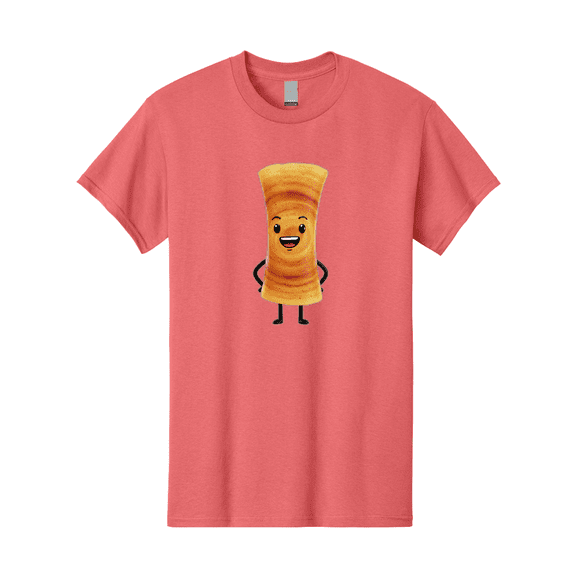 Cinnamon-Roll Mens Graphic Tee, 100% Cotton, Casual Summer Wear