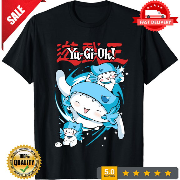 Cinnamon Roll T-Shirt Blue Eyes White Dragon Anime Soft Tee Shirt Kawai 90s Size, LIMITED EDITION-TH63673