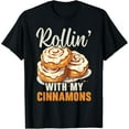 thumbnail image 1 of Cinnamon Rolls Food Lover Cinnamon Buns Foodie Funny Creative Graphic T-Shirt, 1 of 3