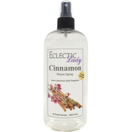 Cinnamon Room Spray by Eclectic Lady (Double Strength), 16 Ounces, Fragrant Aromatic Room Mist For Home, Room, Office