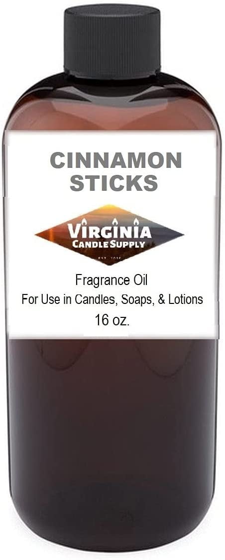 Cinnamon Sticks Fragrance Oil 16 oz Bottle for Candle Making, Soap Making, Tart Making, Room Sprays, Lotions, Car Fresheners, Slime, Bath Bombs, Warmers