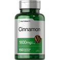 thumbnail image 1 of Cinnamon Supplement 1800mg | 150 Capsules for Men and Women | by Horbaach, 1 of 7