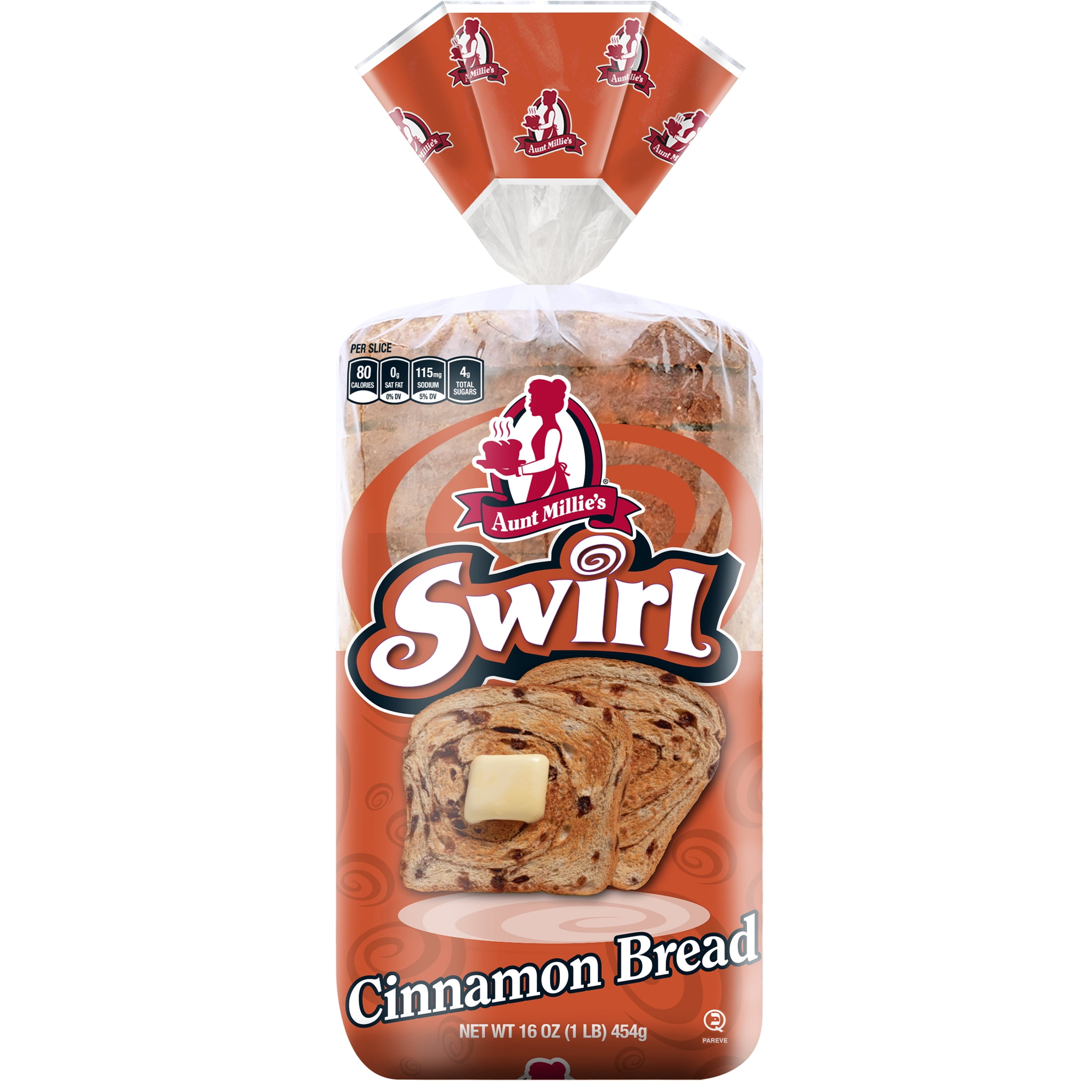 Cinnamon Swirl White Bread 16 oz