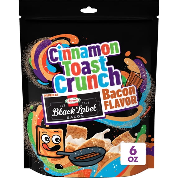 Cinnamon Toast Crunch Cinnamon Toast Crunch Bacon Flavored Cereal, Walmart Online Exclusive, 6 oz — product image