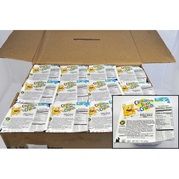 Cinnamon Toast Crunch Cereal, 1 Ounce, 96 Per Case