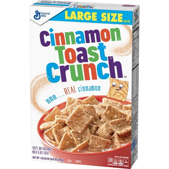 Cinnamon Toast Crunch Breakfast Cereal 16.8 oz. (Pack of 20)