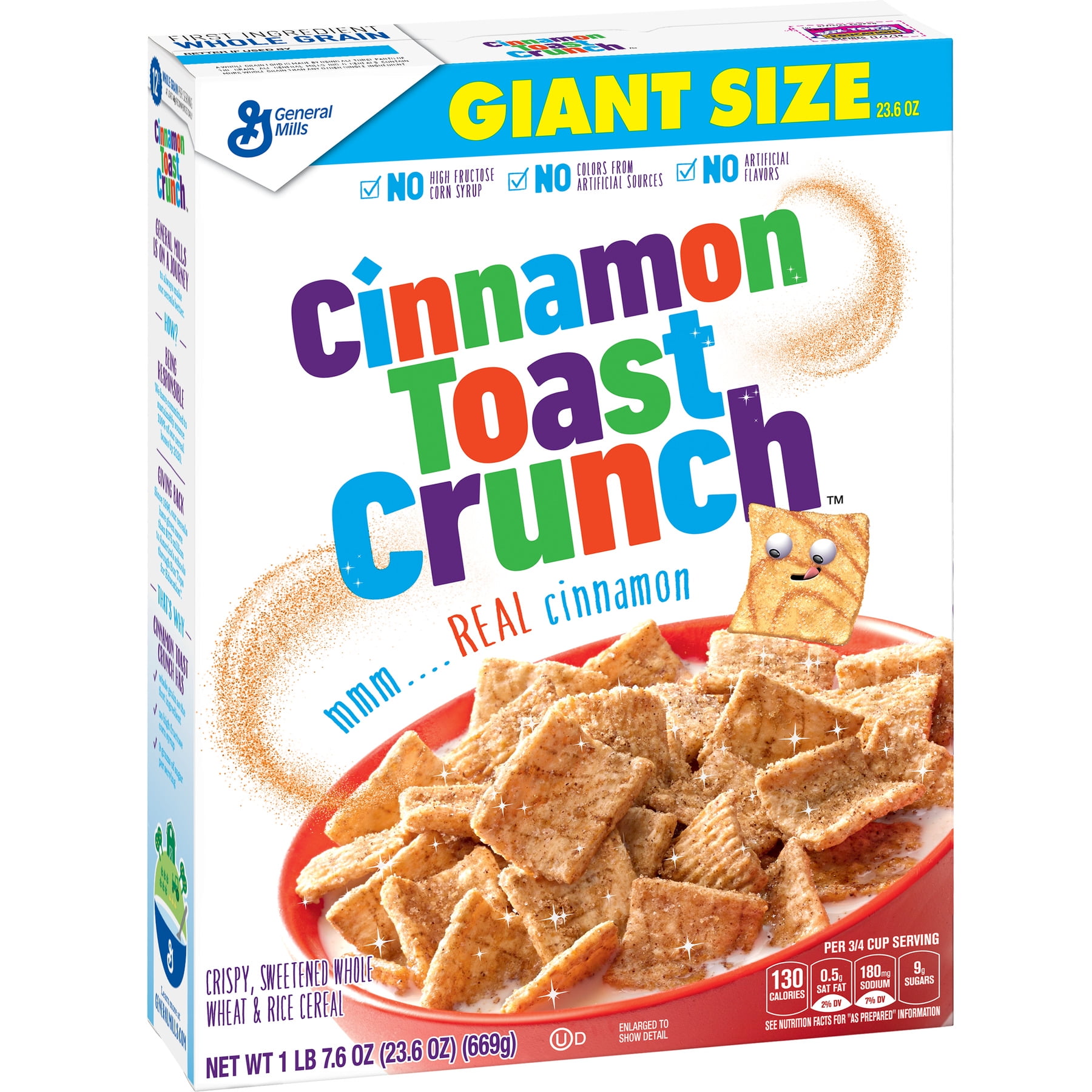 Shop Cinnamon Toast Crunch Breakfast Cereal, 23.6 oz Box Great Prices