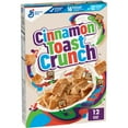 thumbnail image 1 of Cinnamon Toast Crunch Breakfast Cereal, Crispy Cinnamon Cereal, 12 oz Cereal Box (Pack 4), 1 of 5