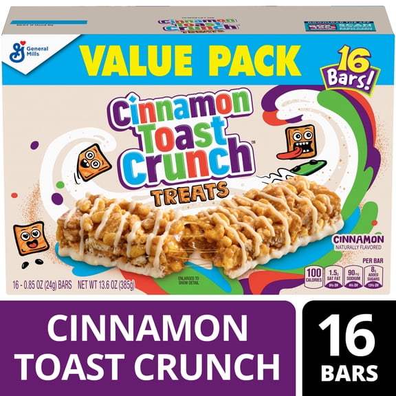 Cinnamon Toast Crunch Cereal Treat Bars (16 Bars)