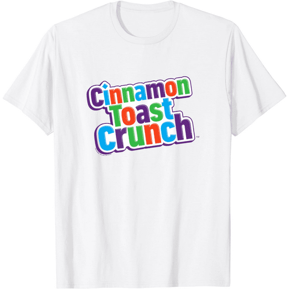 Cinnamon Toast Crunch Cereal Multi Color Classic Logo T-Shirt
