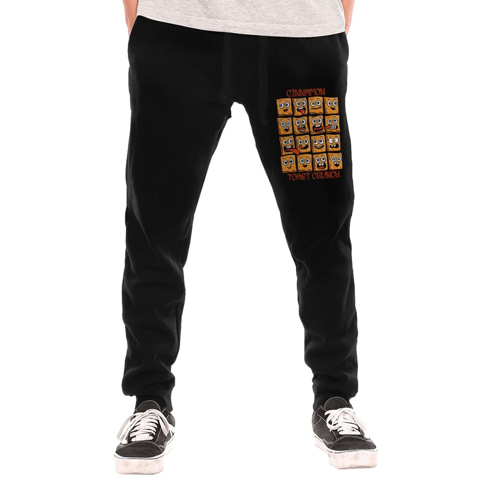Cinnamon Toast Crunch Men Casual Cargo Pants Workout Joggers Stretch