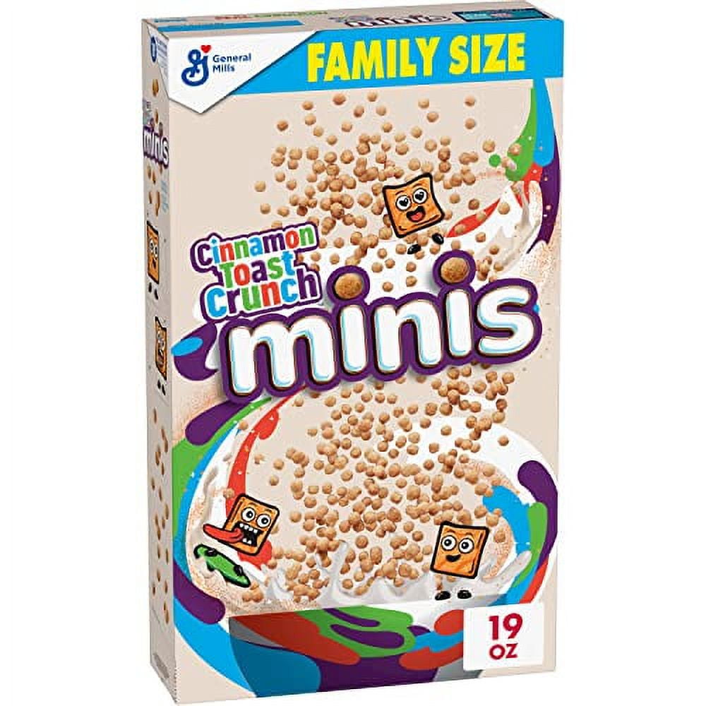 Cinnamon Toast Crunch Minis Breakfast Cereal,Â Family Size, 19 OZ
